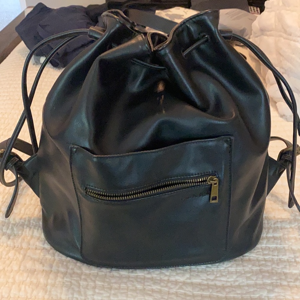 Fawn Design Drawstring Backpack